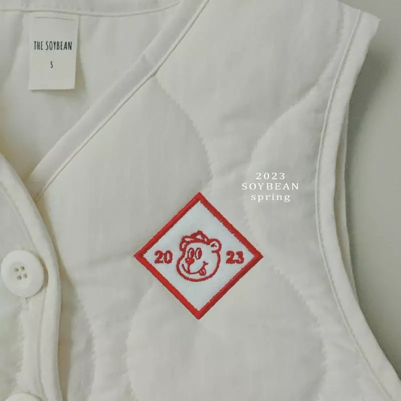 Soybean - Korean Children Fashion - #minifashionista - Bear Quilting Vest - 8