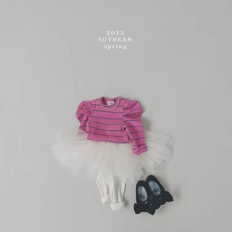 Soybean - Korean Children Fashion - #minifashionista - 2023 Puff Tee - 2