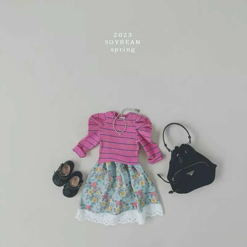 Soybean - Korean Children Fashion - #prettylittlegirls - 2023 Puff Tee - 3