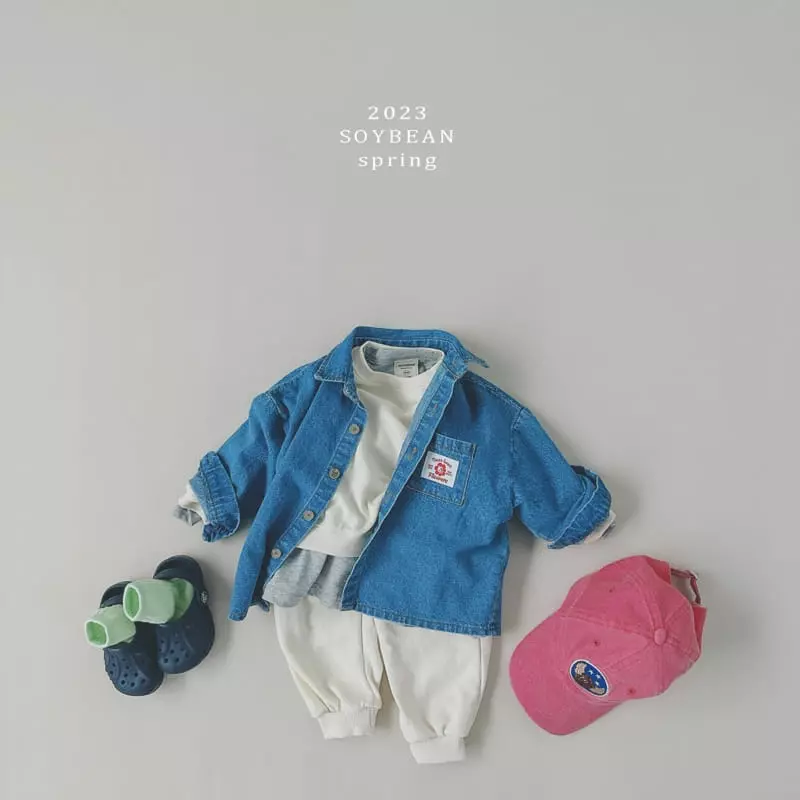 Soybean - Korean Children Fashion - #stylishchildhood - Everywhere Denim Shirt - 3