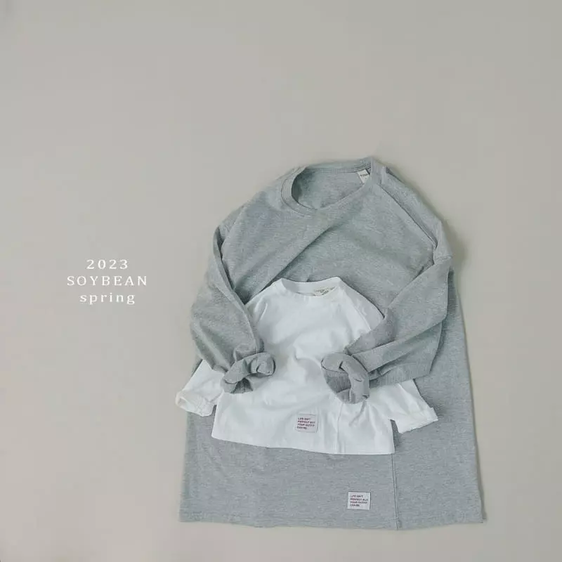Soybean - Korean Children Fashion - #stylishchildhood - Mom Patch Layered Tee - 7