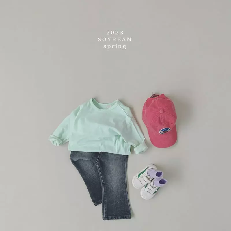 Soybean - Korean Children Fashion - #toddlerclothing - Vcat Wahing Bootscut Pants - 5