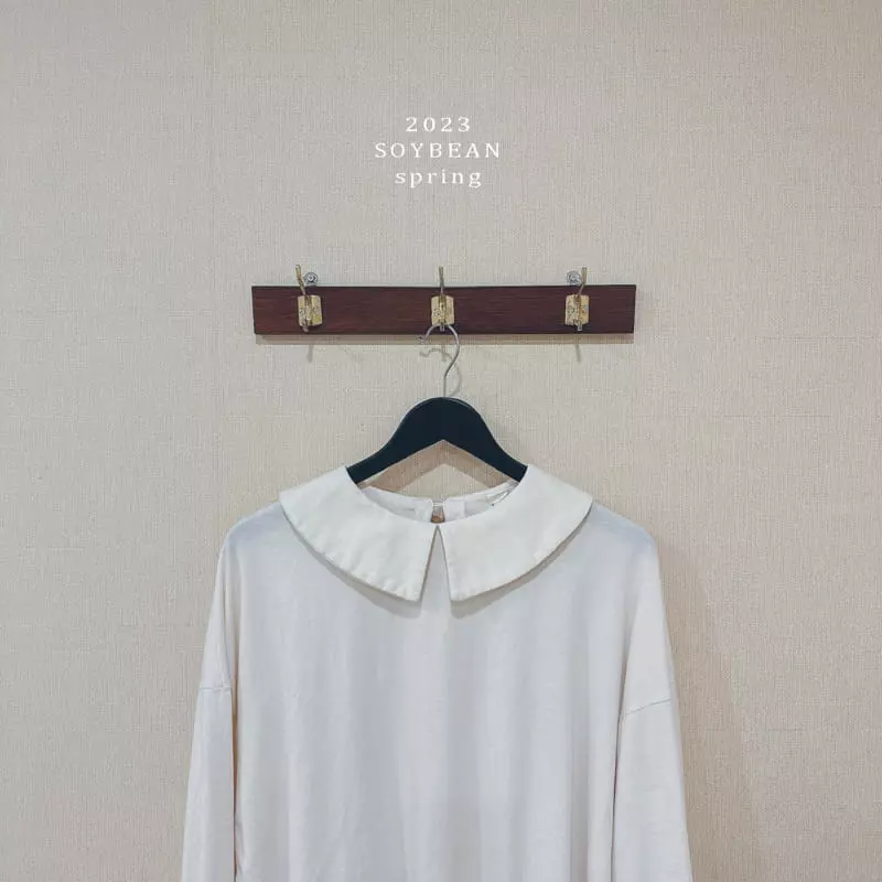 Soybean - Korean Children Fashion - #toddlerclothing - Mom Petit Collar Box Tee - 8