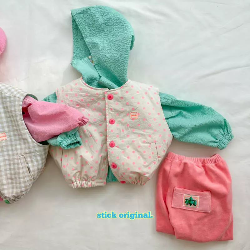 Stick - Korean Children Fashion - #Kfashion4kids - Dot Vest - 2