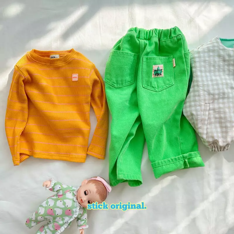 Stick - Korean Children Fashion - #childofig - Honey Bee Rib Tee - 3