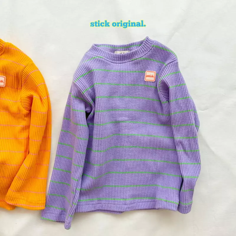 Stick - Korean Children Fashion - #childofig - Honey Bee Rib Tee - 4