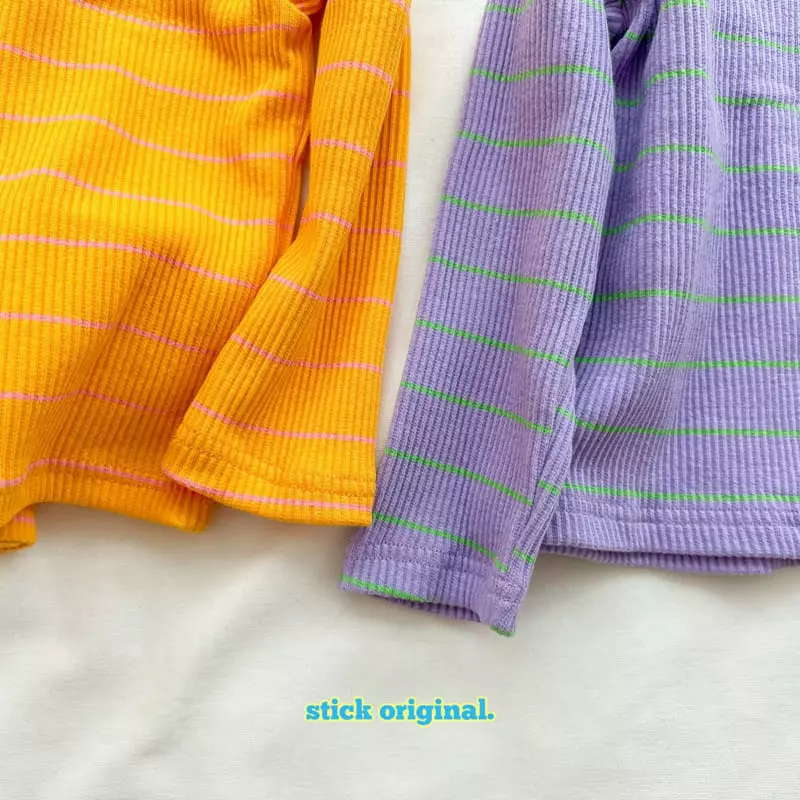 Stick - Korean Children Fashion - #discoveringself - Honey Bee Rib Tee - 6