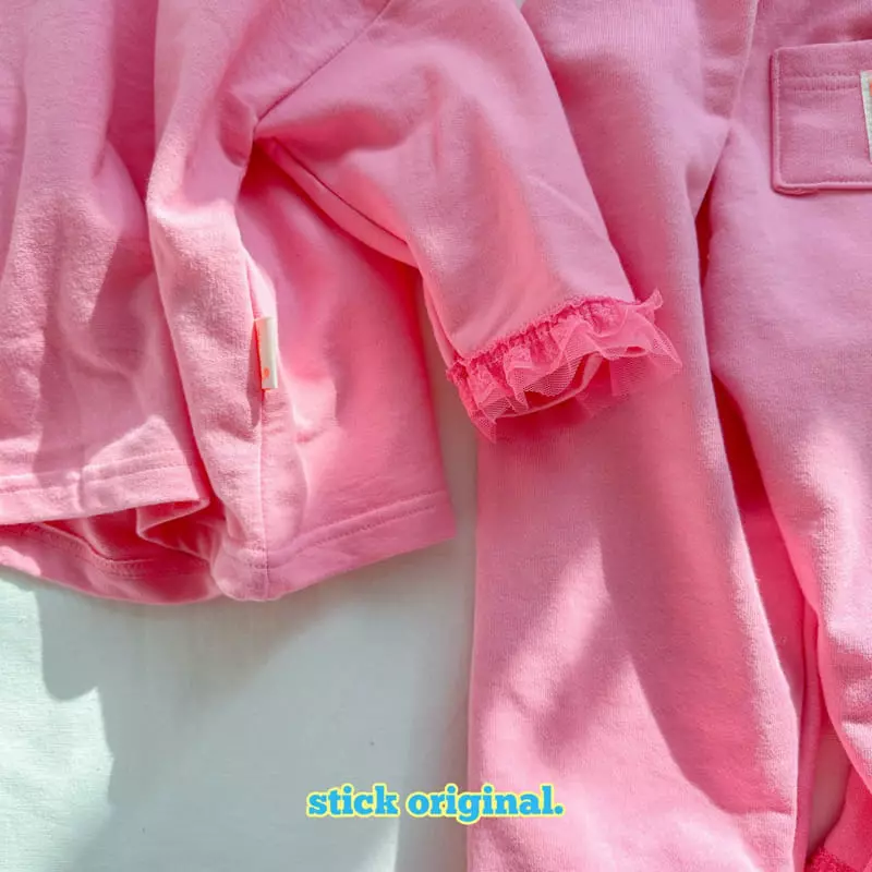 Stick - Korean Children Fashion - #fashionkids - Lace Tee - 7