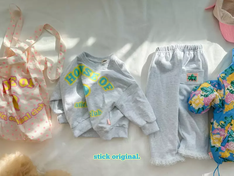Stick - Korean Children Fashion - #fashionkids - Lace Terry Pants - 6