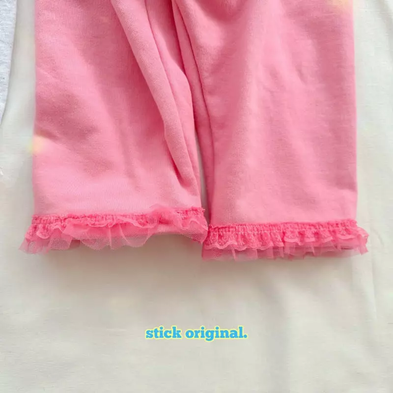 Stick - Korean Children Fashion - #prettylittlegirls - Lace Tee