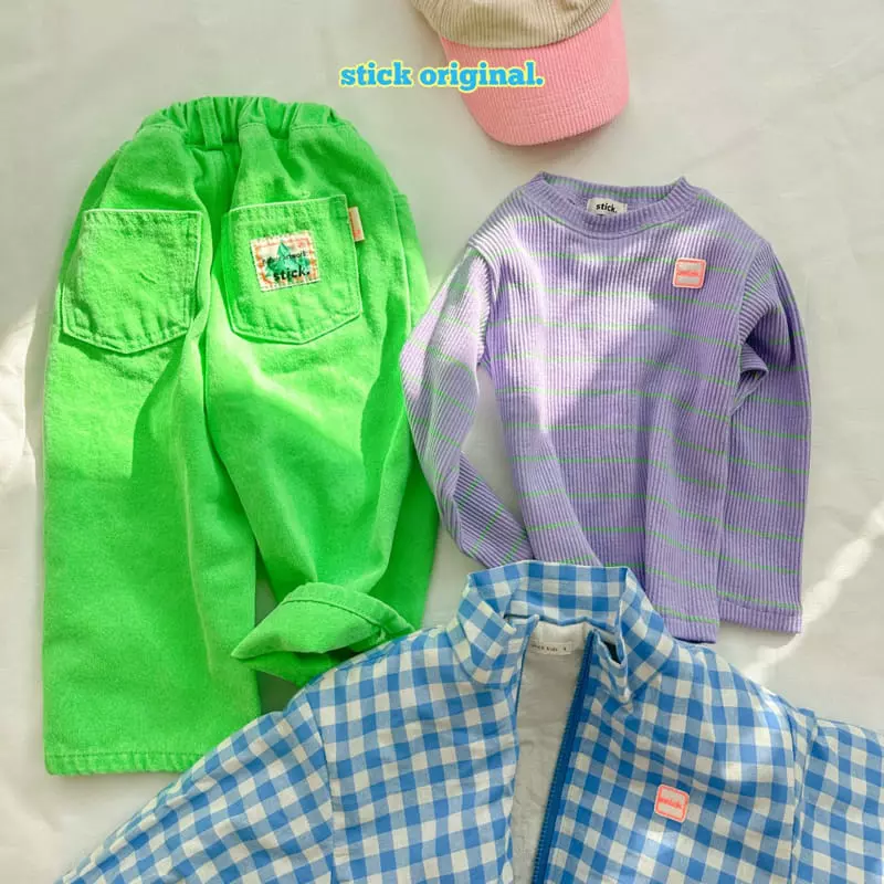 Stick - Korean Children Fashion - #stylishchildhood - Honey Bee Rib Tee - 2