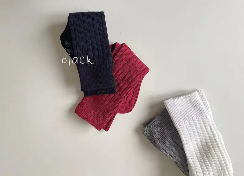 Teamand - Korean Children Fashion - #Kfashion4kids - RIb Knee Socks - 5