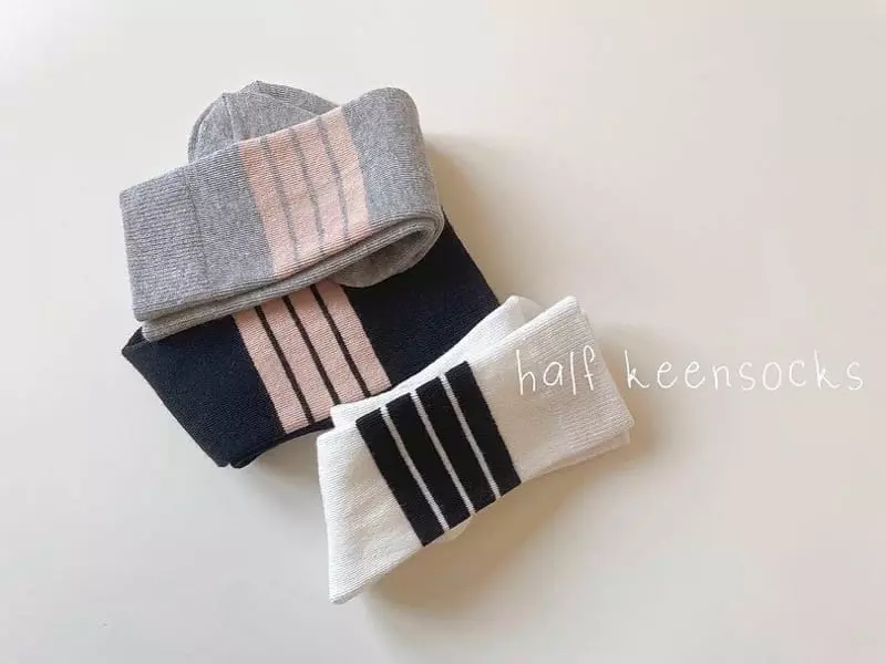 Teamand - Korean Children Fashion - #Kfashion4kids - Half Knee Socks - 3