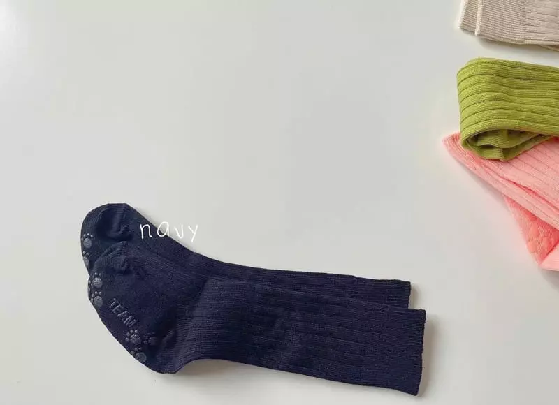 Teamand - Korean Children Fashion - #childofig - RIb Knee Socks - 11