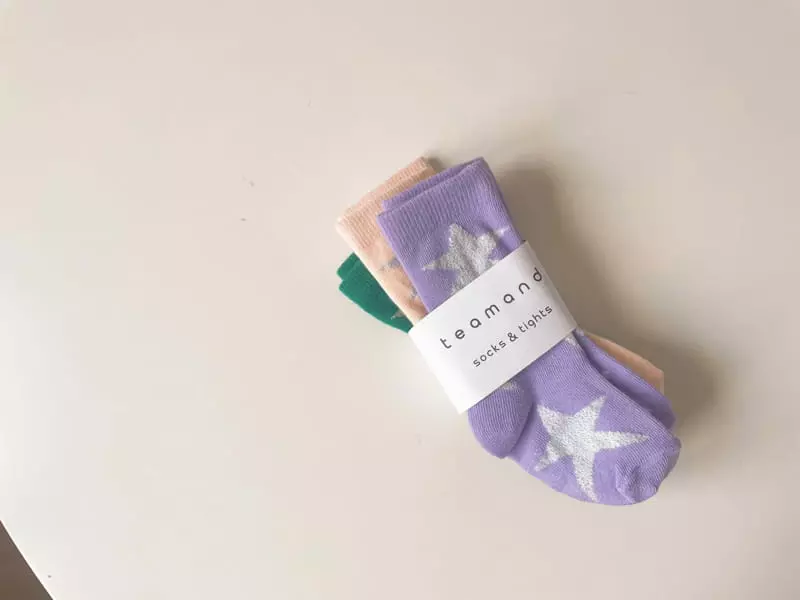 Teamand - Korean Children Fashion - #childofig - Hoshi Knee Socks  - 3