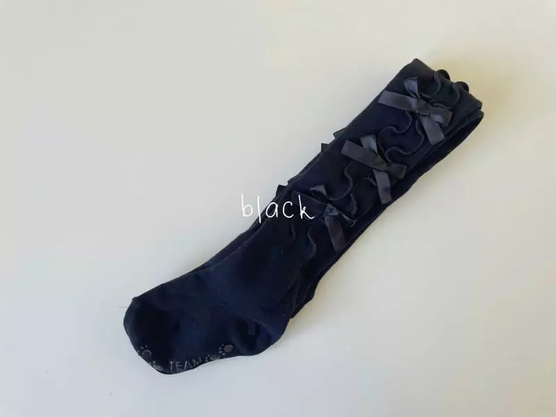 Teamand - Korean Children Fashion - #childrensboutique - Ribbon Tights