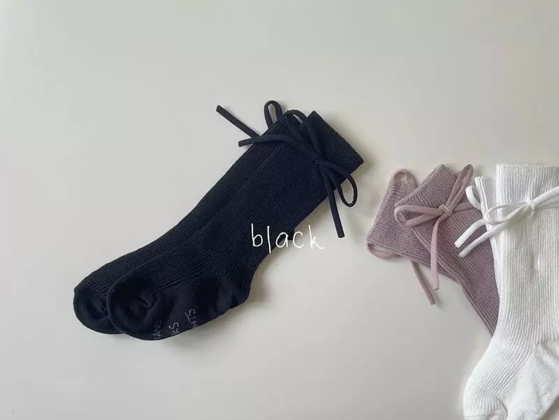 Teamand - Korean Children Fashion - #childrensboutique - Bon Bon Ribbon Knee Socks - 6
