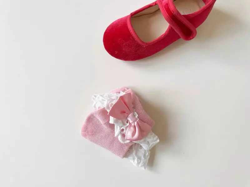 Teamand - Korean Children Fashion - #childofig - Big Ribbon Socks - 4