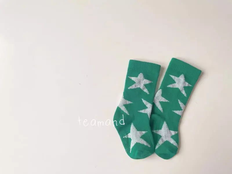 Teamand - Korean Children Fashion - #childofig - Hoshi Knee Socks  - 4