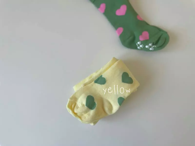 Teamand - Korean Children Fashion - #designkidswear - Lovely Heart Tights - 4
