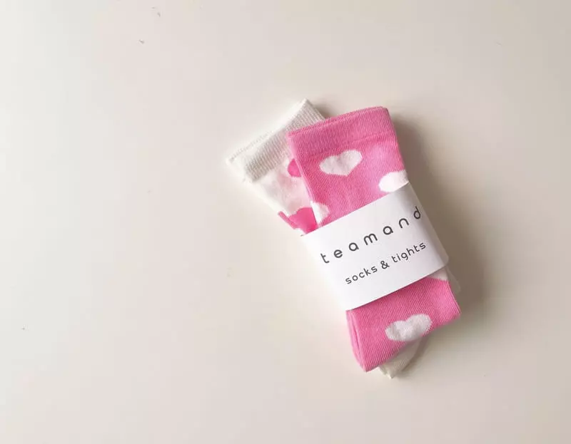 Teamand - Korean Children Fashion - #discoveringself - Heart Knee Socks  - 5