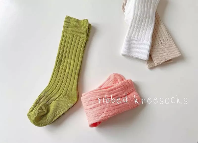 Teamand - Korean Children Fashion - #fashionkids - RIb Knee Socks