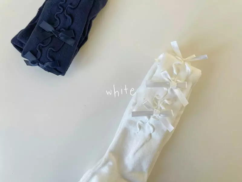 Teamand - Korean Children Fashion - #kidsshorts - Ribbon Tights - 5