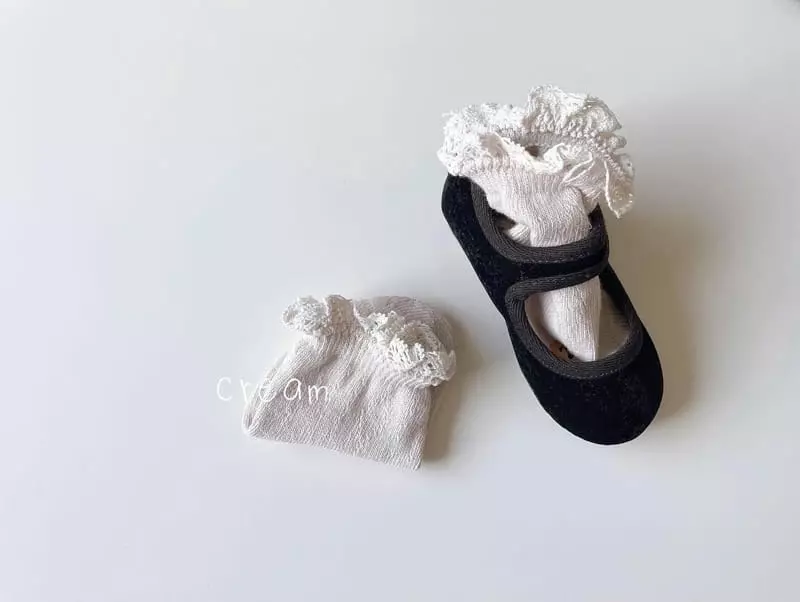 Teamand - Korean Children Fashion - #kidsshorts - Eyelet  Lace  Socks   - 9