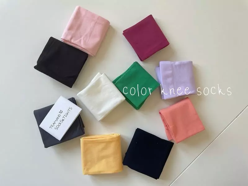 Teamand - Korean Children Fashion - #kidsshorts - Color Knee Socks - 3