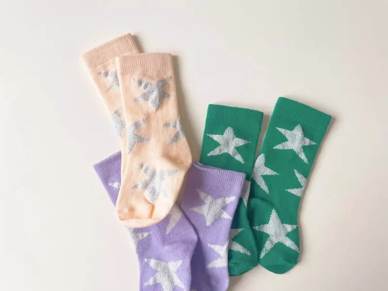 Teamand - Korean Children Fashion - #kidsshorts - Hoshi Knee Socks  - 8