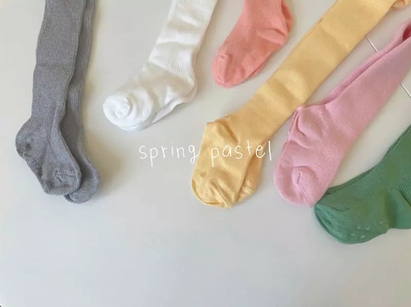 Teamand - Korean Children Fashion - #kidsstore - Pastel Tights - 8