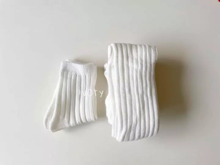 Teamand - Korean Children Fashion - #kidzfashiontrend - Leggings Rib Socks Set