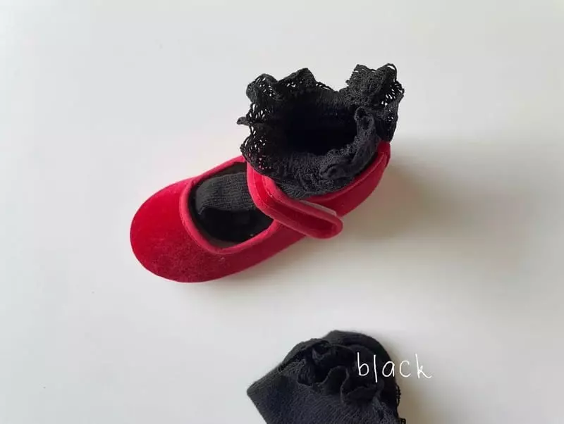 Teamand - Korean Children Fashion - #kidzfashiontrend - Eyelet  Lace  Socks   - 11