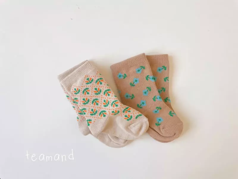 Teamand - Korean Children Fashion - #kidzfashiontrend - Blue Bell Set - 5