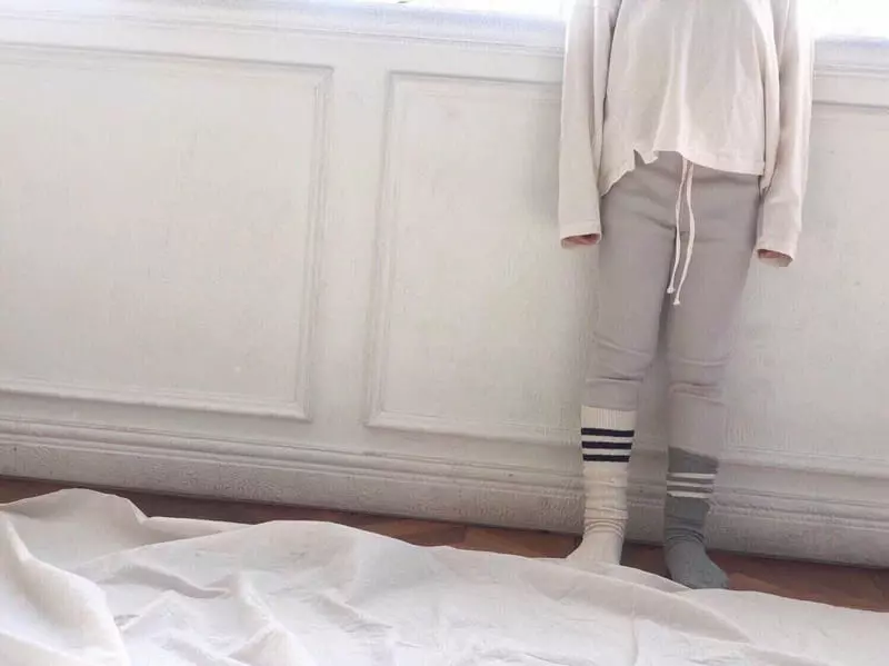 Teamand - Korean Children Fashion - #littlefashionista - Three Stripes Rib Knee Socks  - 10