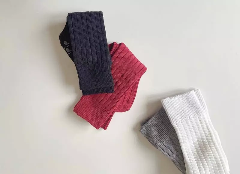Teamand - Korean Children Fashion - #magicofchildhood - RIb Knee Socks - 7