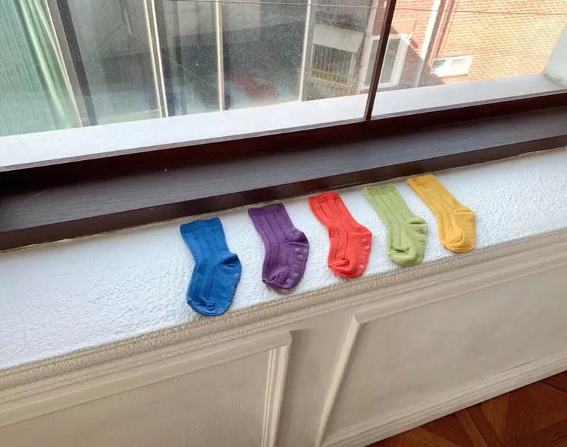 Teamand - Korean Children Fashion - #magicofchildhood - Color Socks Set - 3