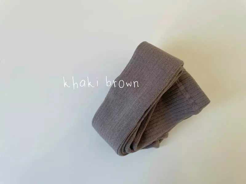 Teamand - Korean Children Fashion - #minifashionista - Rib Tights - 6