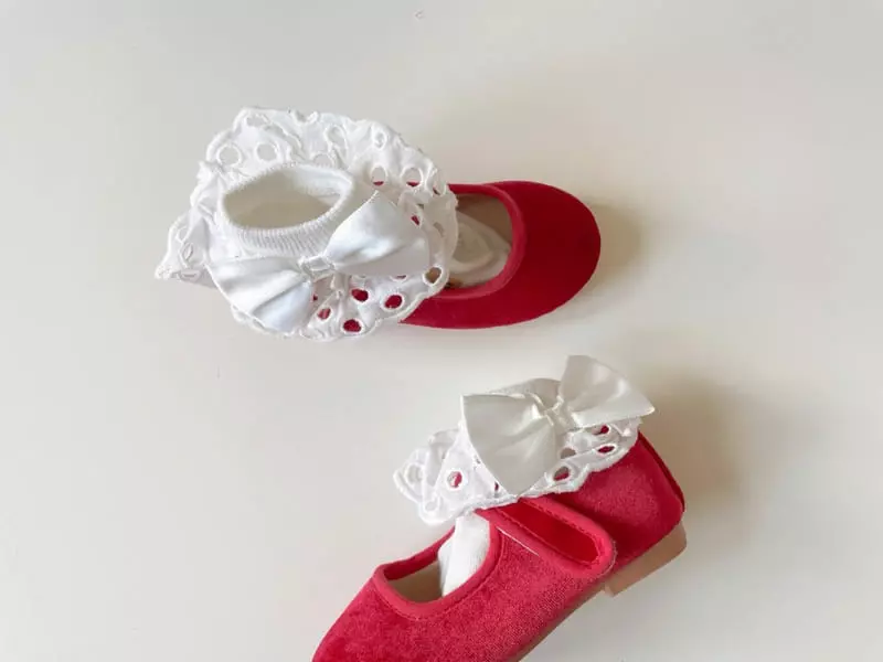 Teamand - Korean Children Fashion - #stylishchildhood - Big Ribbon Socks - 2
