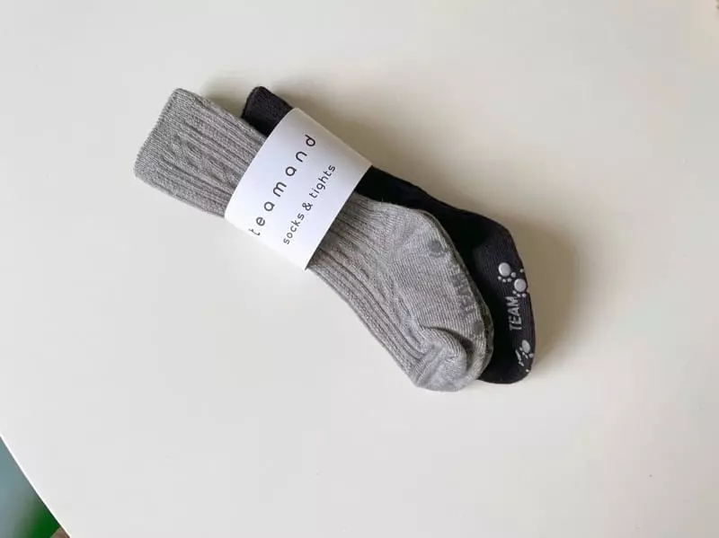 Teamand - Korean Children Fashion - #stylishchildhood - Twist Knee Socks Set - 3