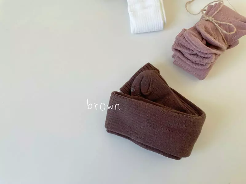 Teamand - Korean Children Fashion - #todddlerfashion - Rib Tights - 8