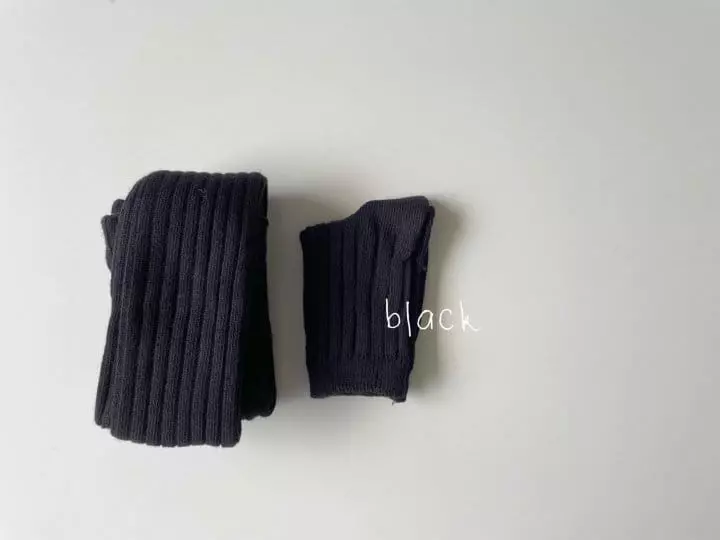 Teamand - Korean Children Fashion - #todddlerfashion - Leggings Rib Socks Set - 7