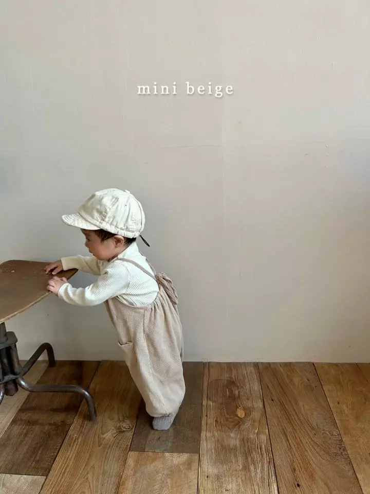 The Beige - Korean Baby Fashion - #babyboutique - Rib Button Tee - 11