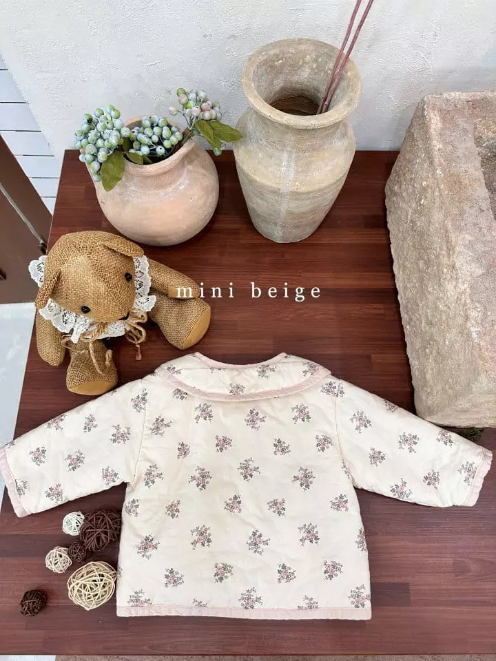 The Beige - Korean Baby Fashion - #babyboutique - Circle Collar Jacket - 2
