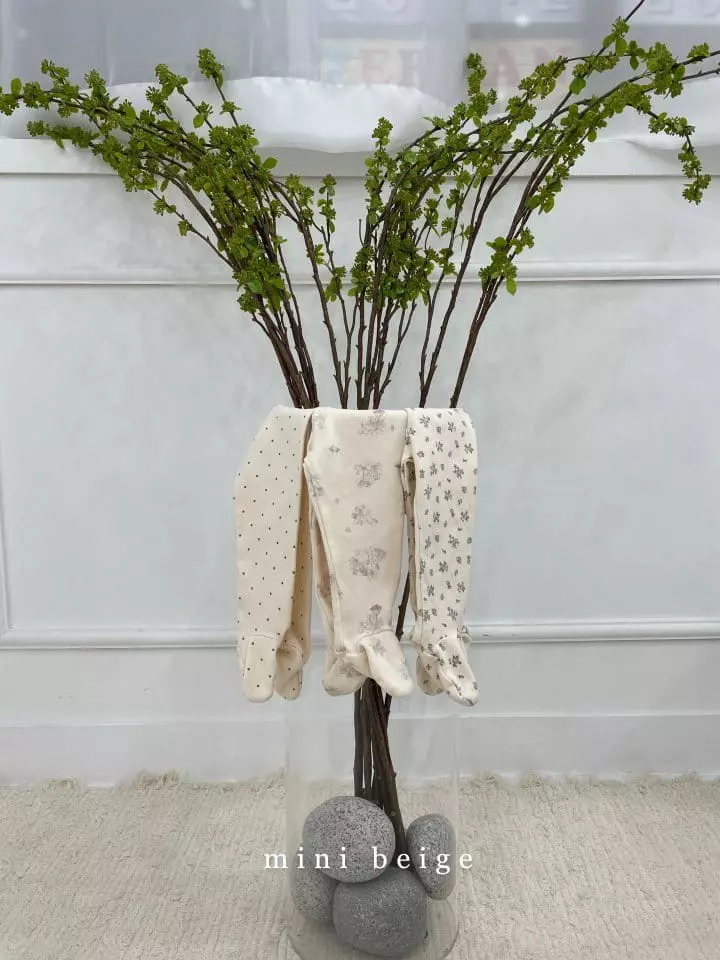 The Beige - Korean Baby Fashion - #babyboutiqueclothing - Foot Leggings - 3