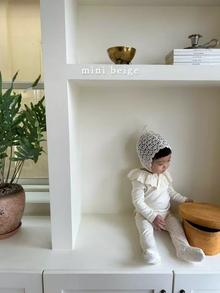 The Beige - Korean Baby Fashion - #babyboutiqueclothing - Frill Sticky Bodysuit - 6