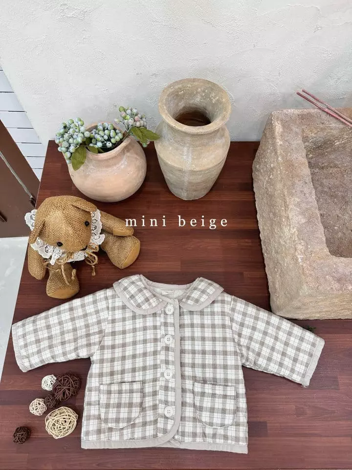 The Beige - Korean Baby Fashion - #babyboutiqueclothing - Circle Collar Jacket - 3