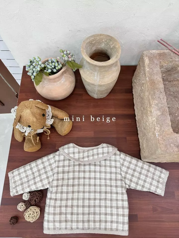 The Beige - Korean Baby Fashion - #babyboutiqueclothing - Circle Collar Jacket - 4