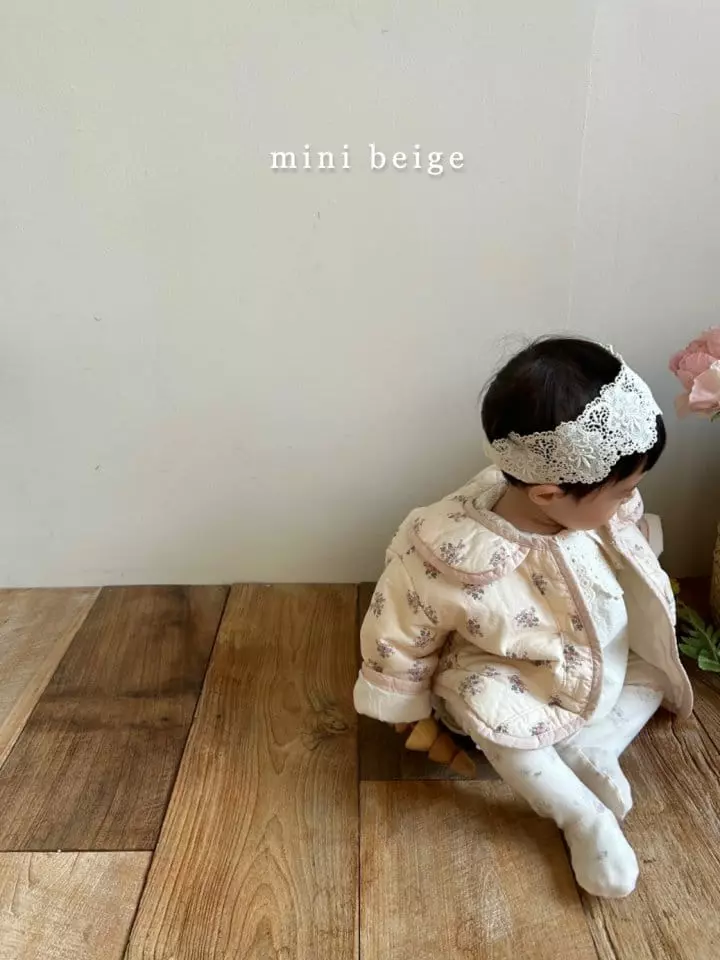 The Beige - Korean Baby Fashion - #babyfashion - Circle Collar Jacket - 5