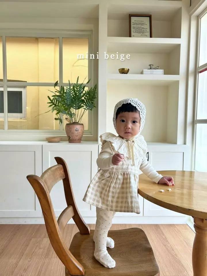 The Beige - Korean Baby Fashion - #babyfever - Frill Sticky Bodysuit - 9